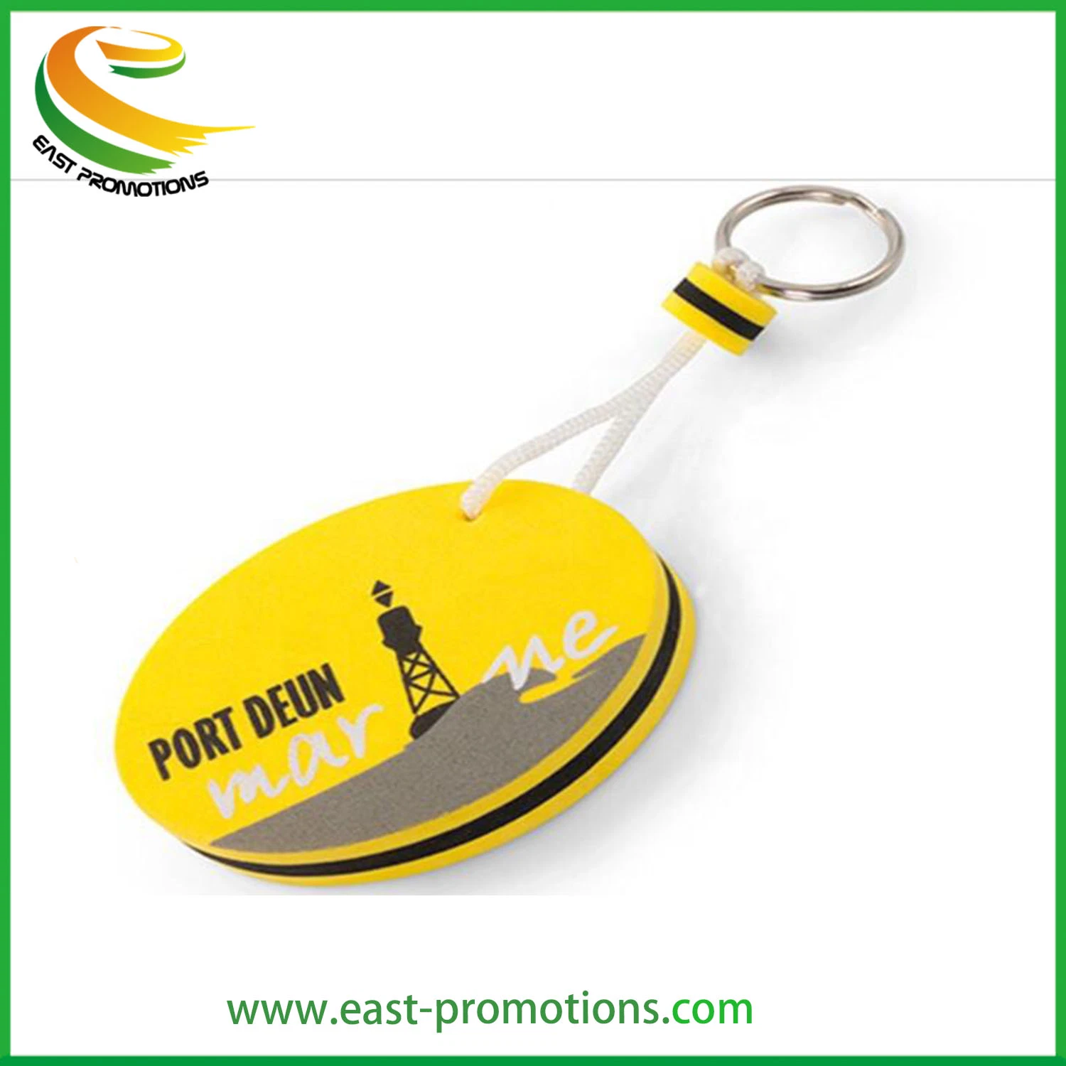 Custom Printing Eco Plastic EVA Keychain Foam Keyring, Floating Key Holder