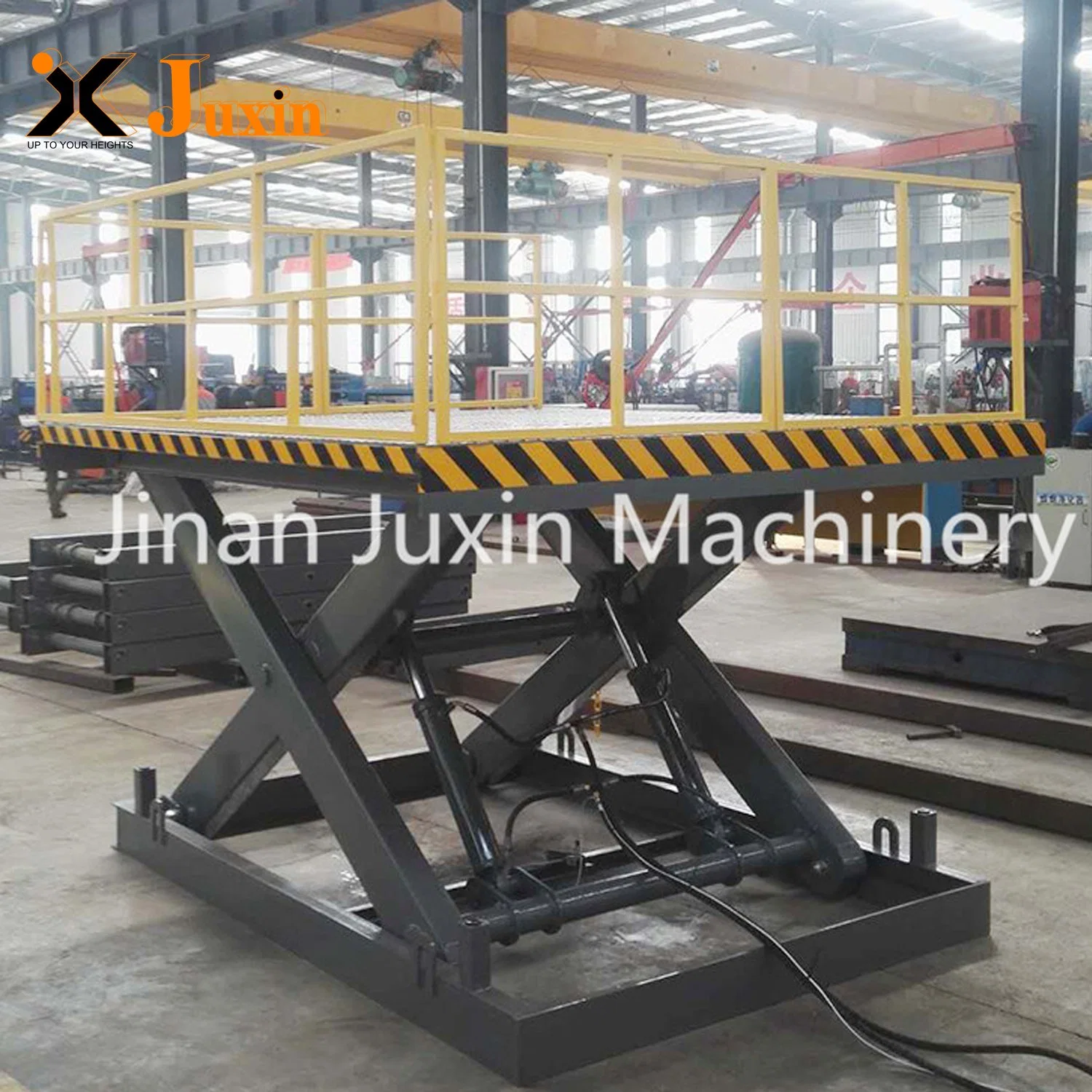 2019 Ztsjg Scissor Type Portable Hydraulic Car Lifts Stationary Scissor Elevator for Sale