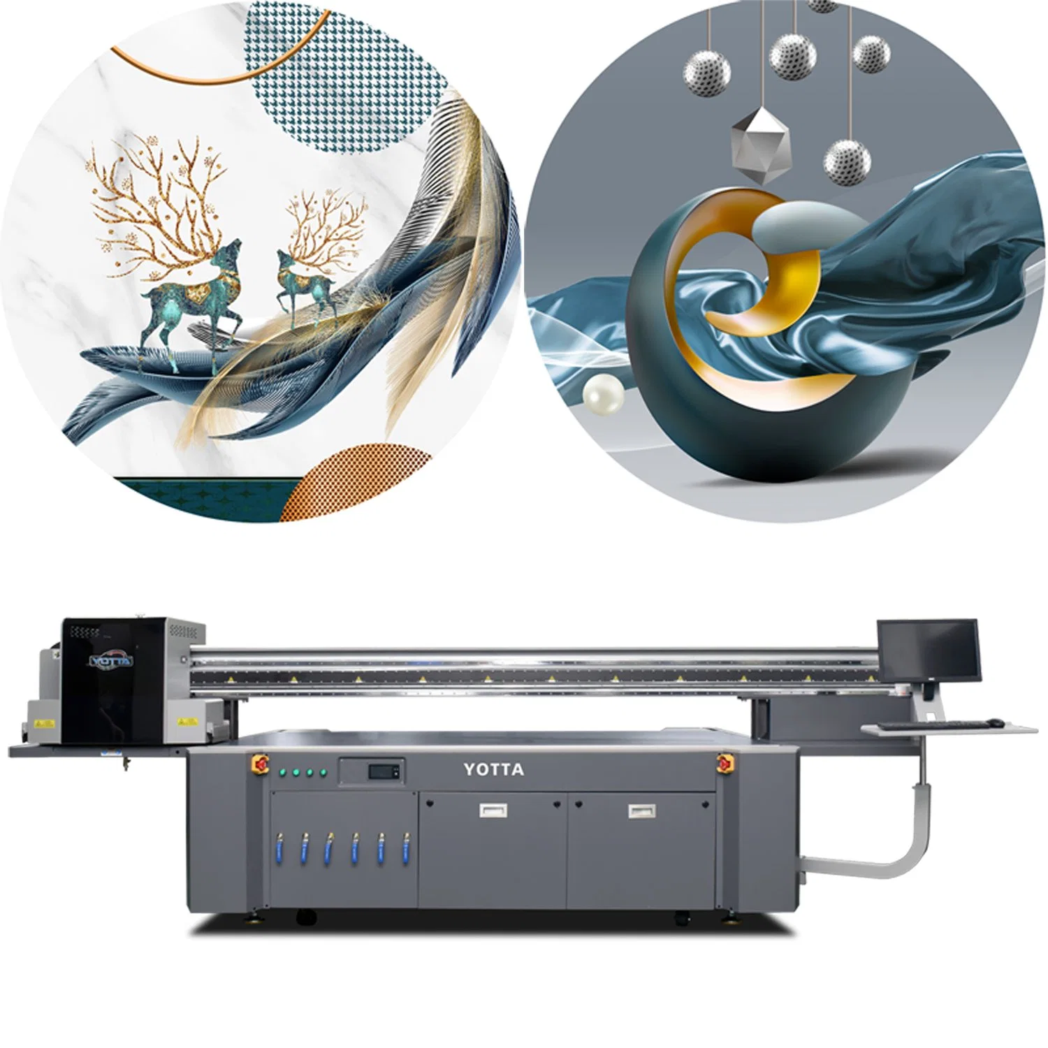 2513 UV Flatbed Printer for Metal Printing Machine