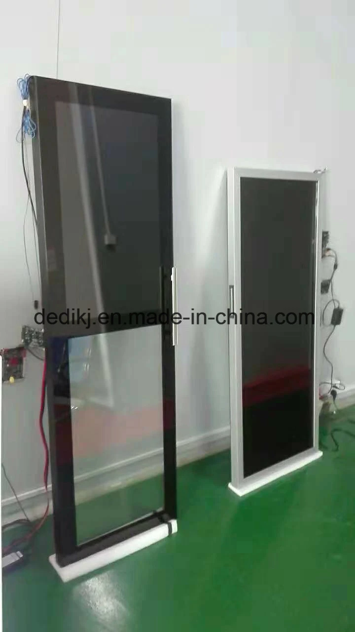 Dedi Hot Sale Commercial Transparent LCD Display Fridge Single Door