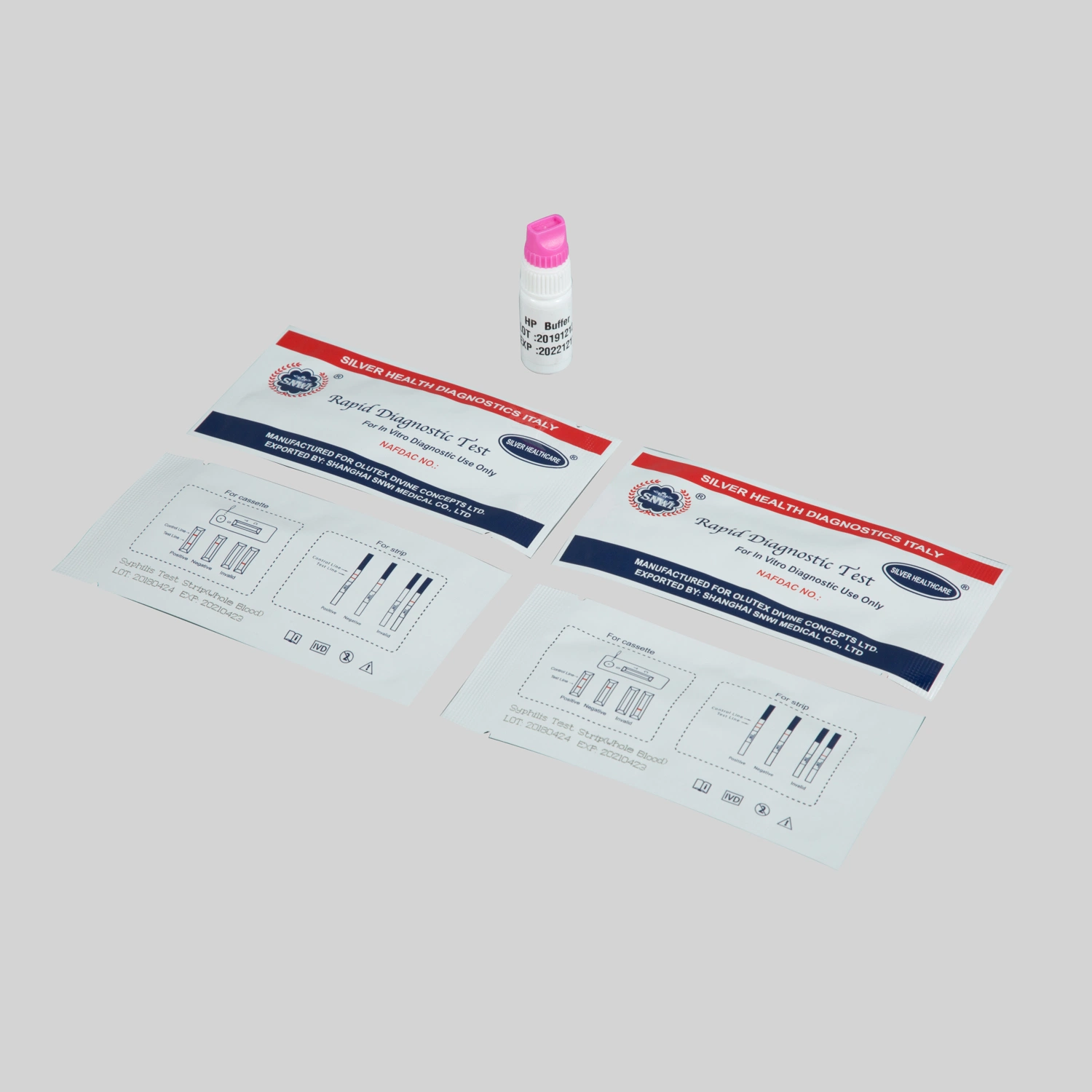 One Step Helicobacter H. pylori Test Kits Medizinische diagnostische Schnelltests