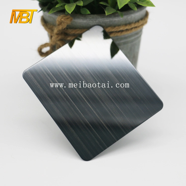 Hairline PVD Decorative Plate 304 Stainless Steel Sheet