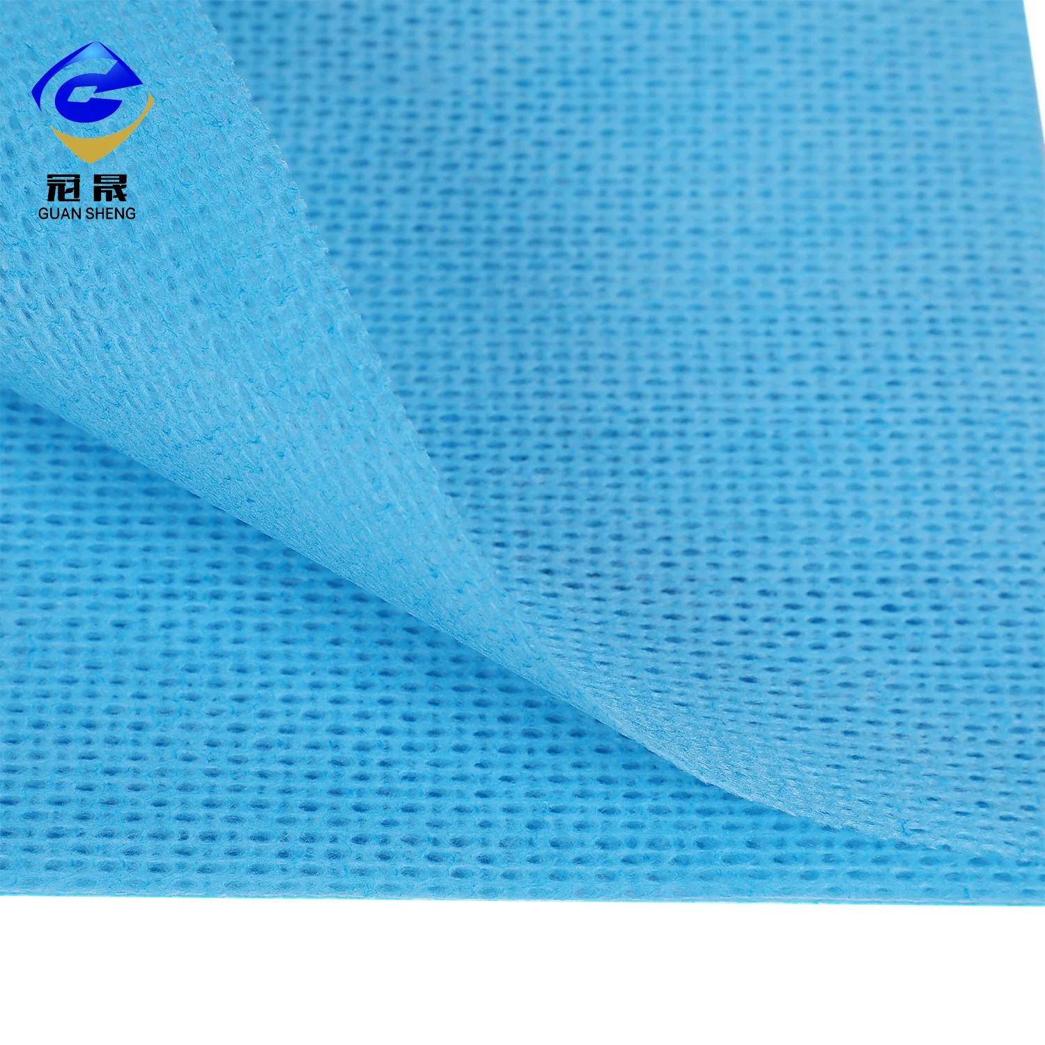 China Manufacture Printing&Mesh&Plain&Pearl DOT&Wave 1.6m/2.4m/3.2m Spunlace Non Woven Textile Fabric