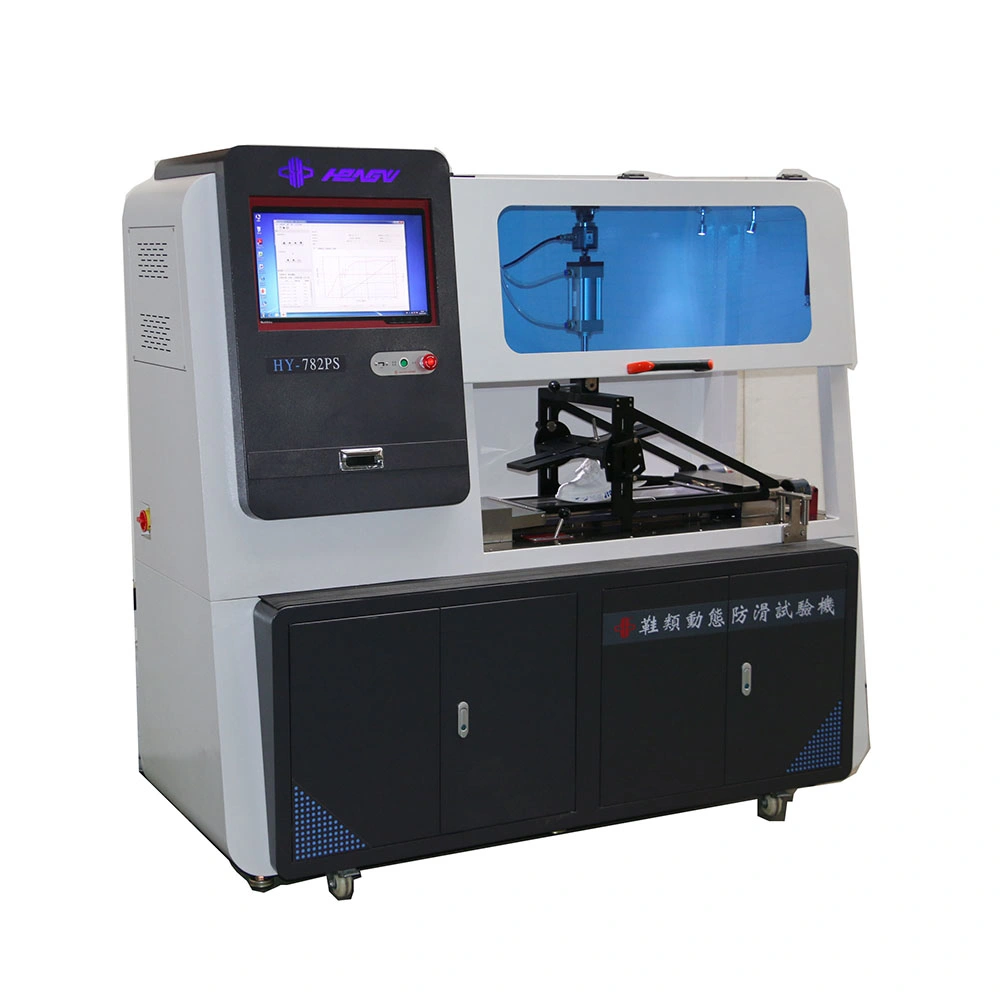 Hy-782PS Slip Resistance, Shoe Sole Friction Tester, Calzado estático Anti-Slip Testing Machine Satra Bis15844 Is6721