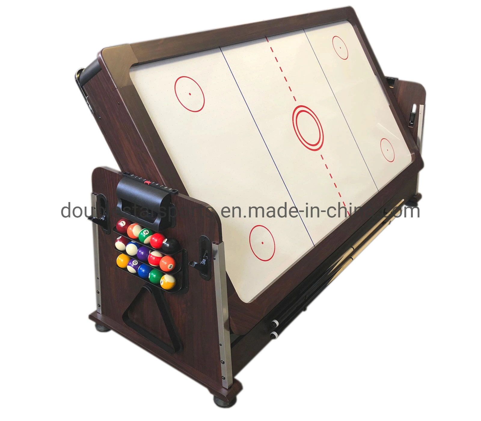 4 en 1 renouvelable Multi Game billard table de billard Air Hockey Table Top