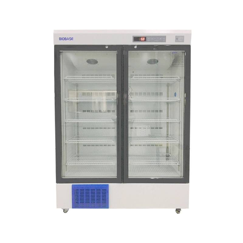 Biobase Microprocessor Control 968L Blood Bank Refrigerator Large Storage 2-8 Degree Vaccine Refrigerator for Lab
