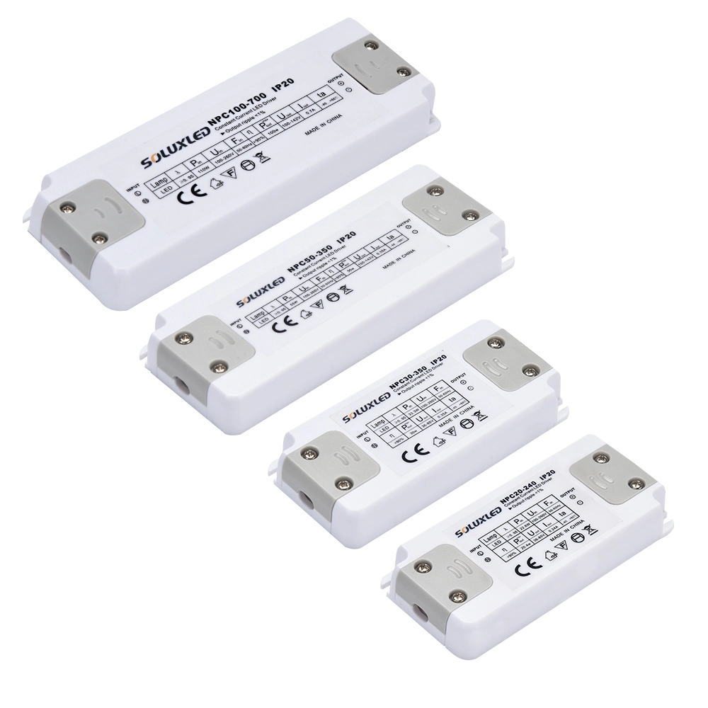 Controlador LED ultrafino 20W 36-84VDC 240mA sin alimentación de parpadeo Suministro IP20