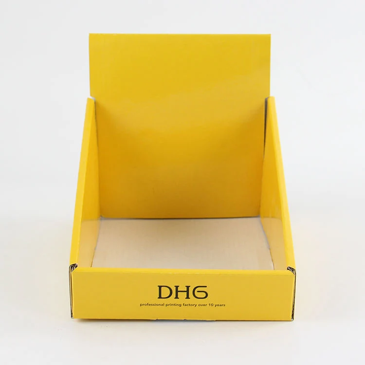 Retail Shop Shelf Ready Tray Packaging Folding Corrugated Cardboard Carton Paper Display Box