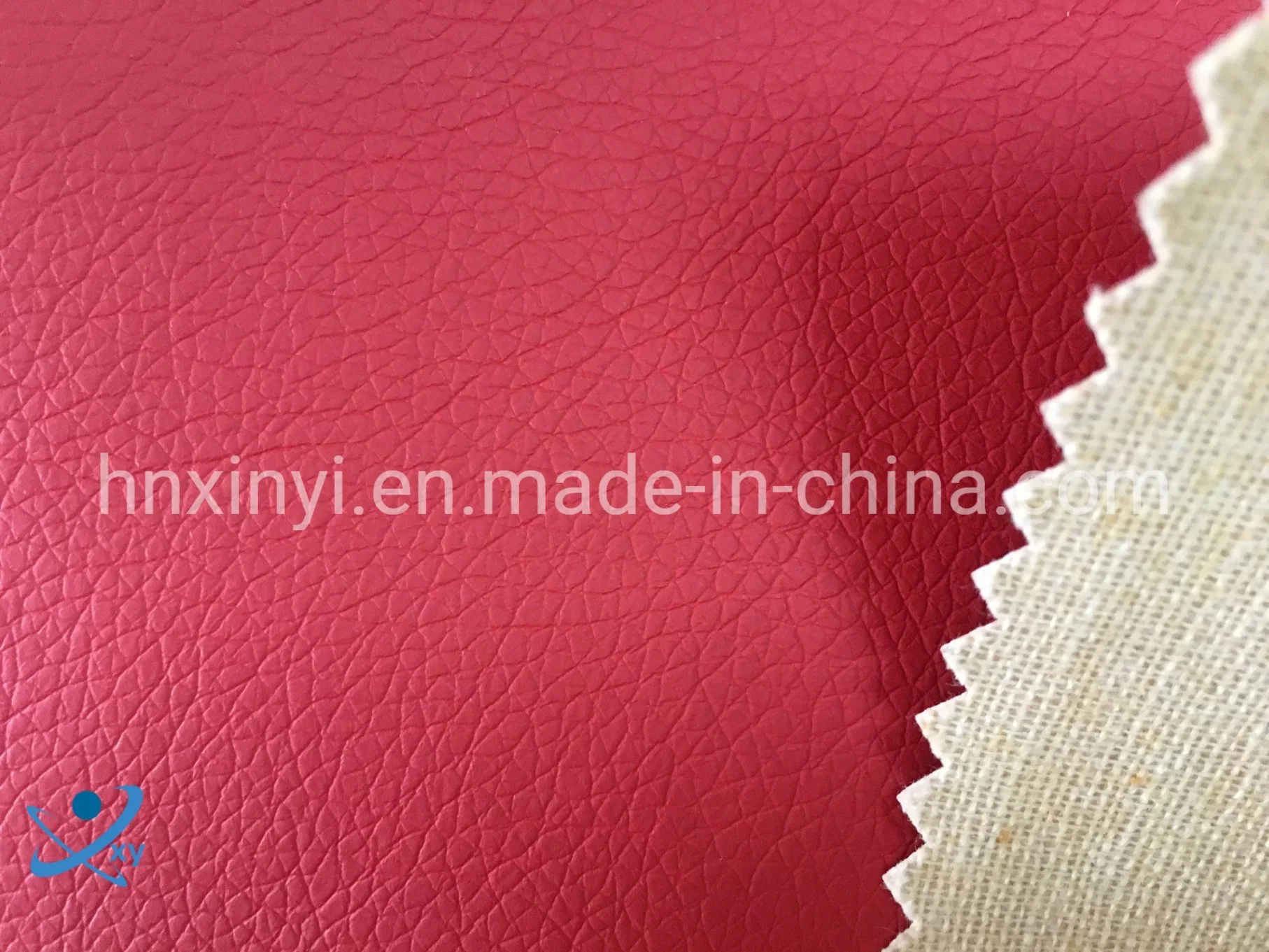 Weit verbreitet Strukturiertes Sofa Leder weich PU Material Synthetisch Künstliche Kunstleder Stoff Textilien Leder für China