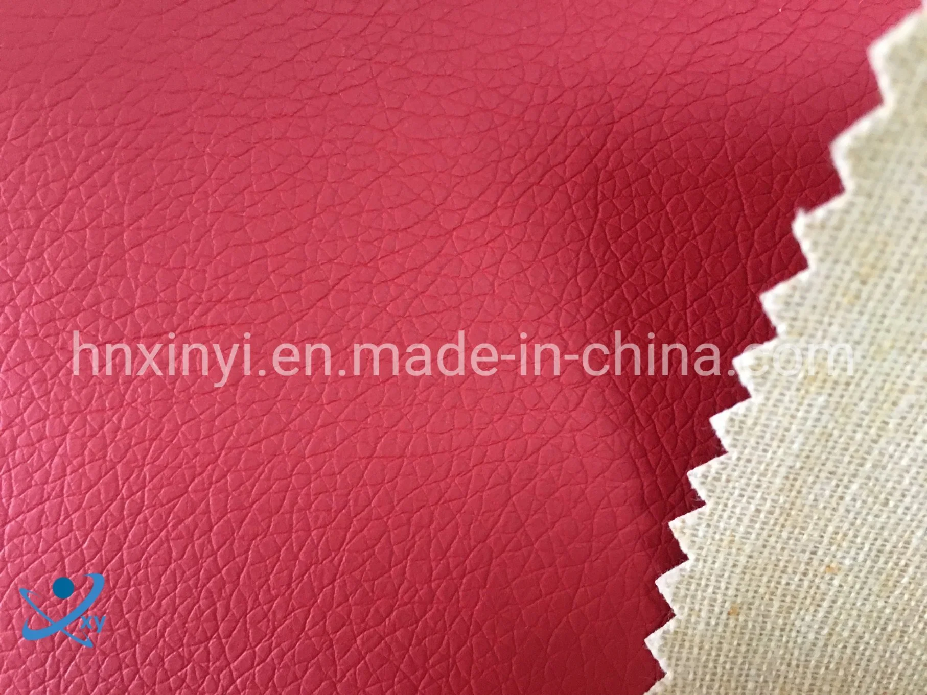 Widely Use Textured Sofa Leather Soft PU Material Synthetic Artificial Faux Leather Fabric Textiles Leather for China