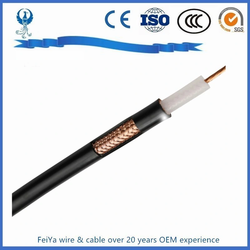 Ho7RN-F de alta densidad de Cable ascensor eléctrico de control de aluminio cubierta de plástico impermeable Coaxial Cable del panel Solar PV de goma