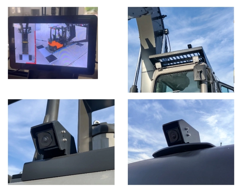 7inch Truck HD 3D Vogelauge Monitor Kamera für 360 Kamerasystem Für Panoramaansicht