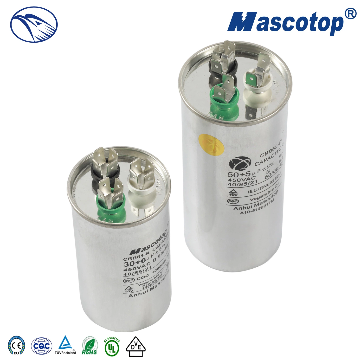 Cbb65 Air Conditioner Aluminum Round Capacitor in Stock