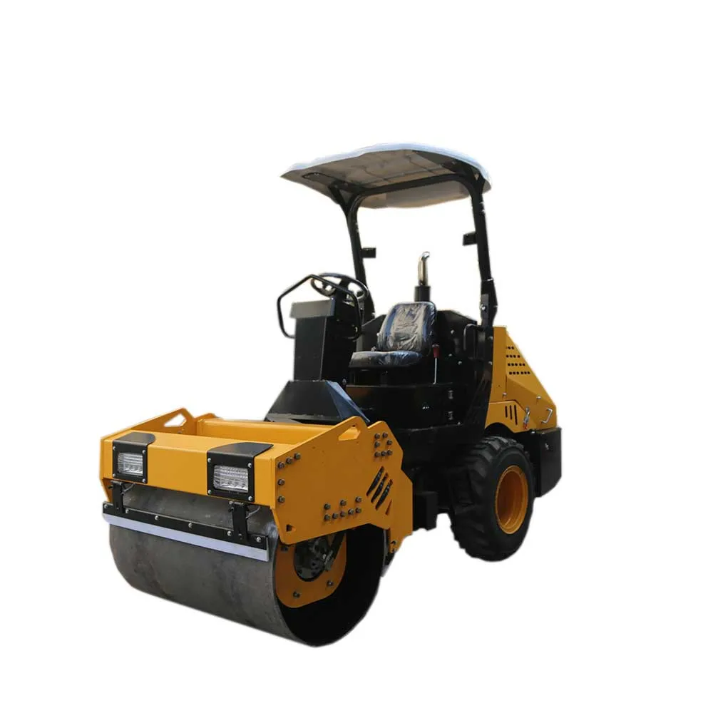 Small and Medium-Sized Vibratory Roller 6t Rear Rubber Wheel Compactor Front Steel Wheel Hydraulic Roller