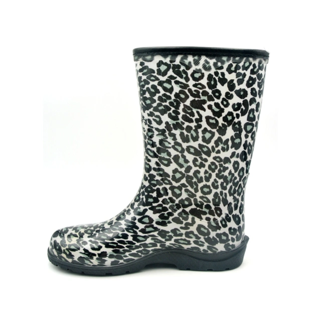 Cheap Hotsales New Design Rain Boots Ladies Fashionable Wholesale/Supplier Natural Rubber