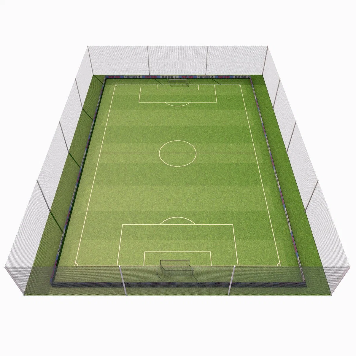 Nouveau terrain de football, Air Sealed SOAP terrain de football polyvalent terrain de sport en extérieur