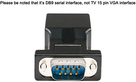 RS232 DB9 إلى مهايئ تسلسلي RJ45 DB9 إيثرنت أنثى RJ45 المحول