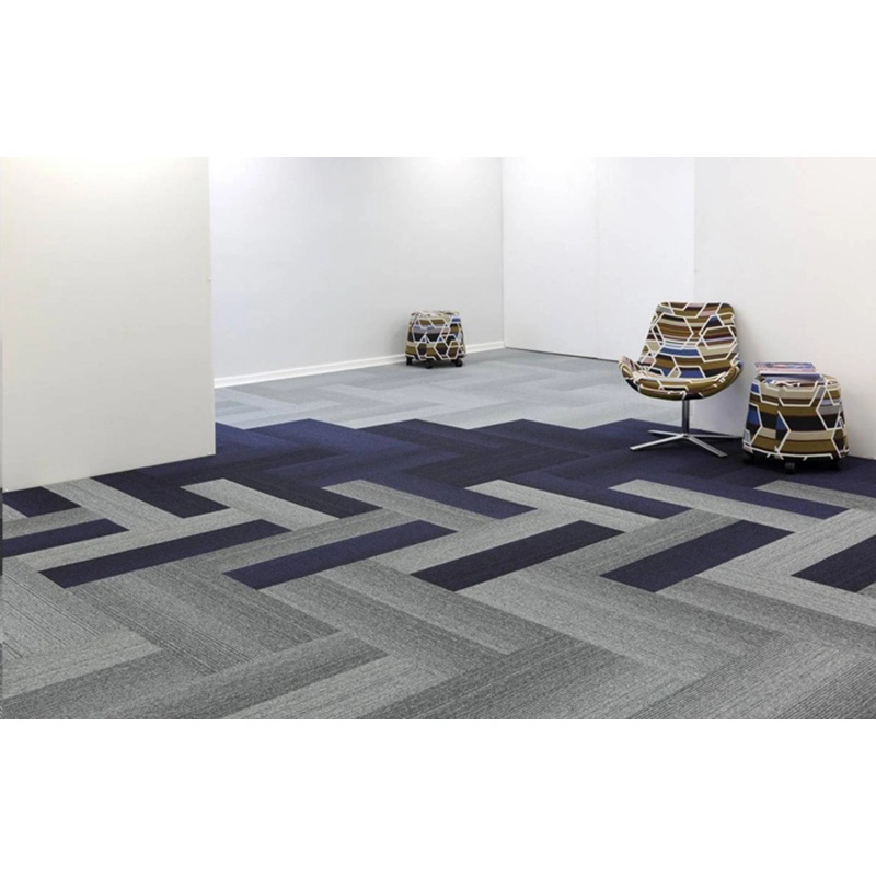 High End Grey Nylon Wall Karpet Tile Floor Carpet with PVC Backing