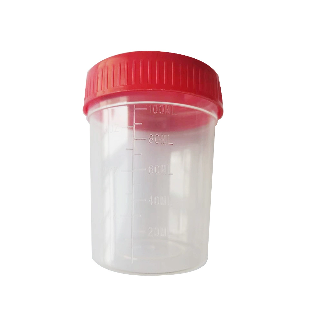 Hot Sale Sterile Urine Containers Urine Collection Cup Stool Collection Container 60ml 120ml Sizes