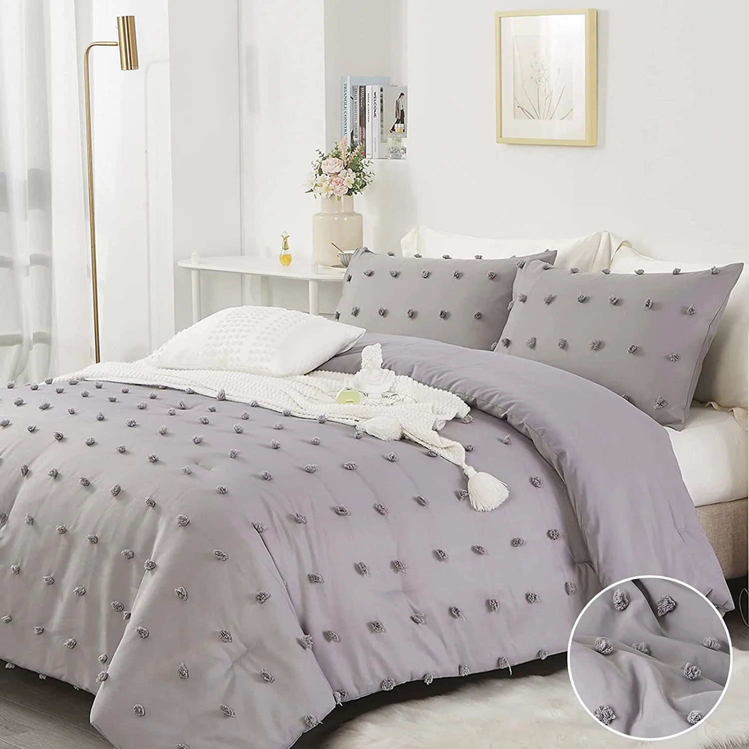 Home Hotel Bed Warm Cotton вышитое пуховое одеяло обложка жаккардовый дизайн Одеяло Комфортер