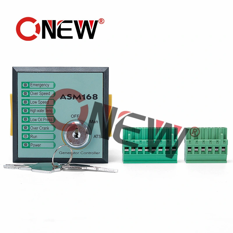 Asm168 controlador electrónico Gtr168 Asm168 Caja de distribución de piezas del generador diésel Panel de control eléctrico circuito de la placa de arranque automático