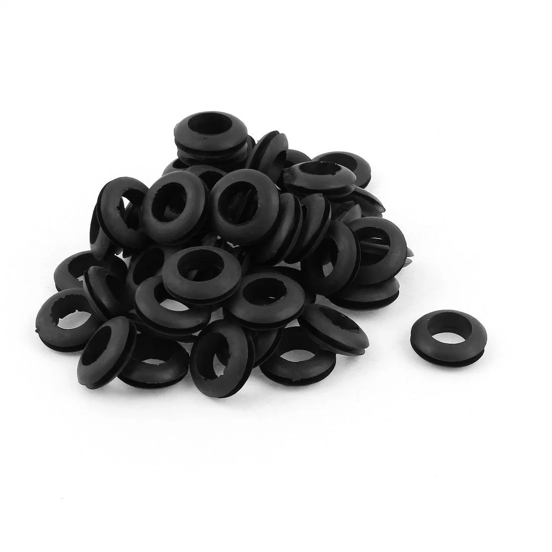 Custom High Quality Black Rubber Grommet Cable Rubber Grommet Rubber Flat Grommetsfkm