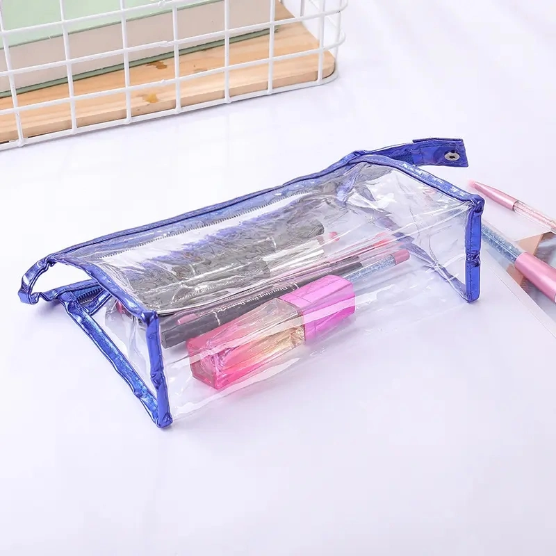 Wholesale/Supplier Multifunctional Transparent PVC Pouch Customized Plastic Zippered Stationery Pencil Bag