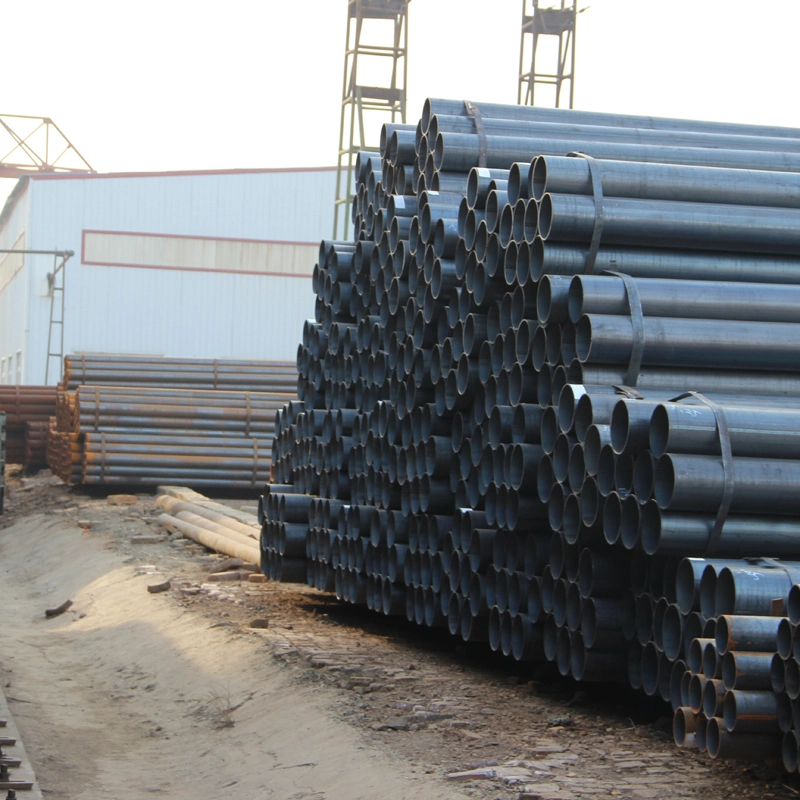 Manufacture Black Welded Steel Hollow Price Carbon Ms Pipe