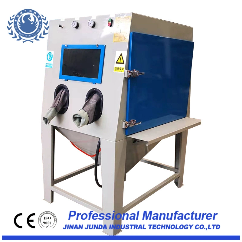 كابينة CE Sand Blast Cabinet Wet Working Type Blast Cabinet و ماكينة تنظيف خالية من الغبار ماكينة الصنفرة اليدوية