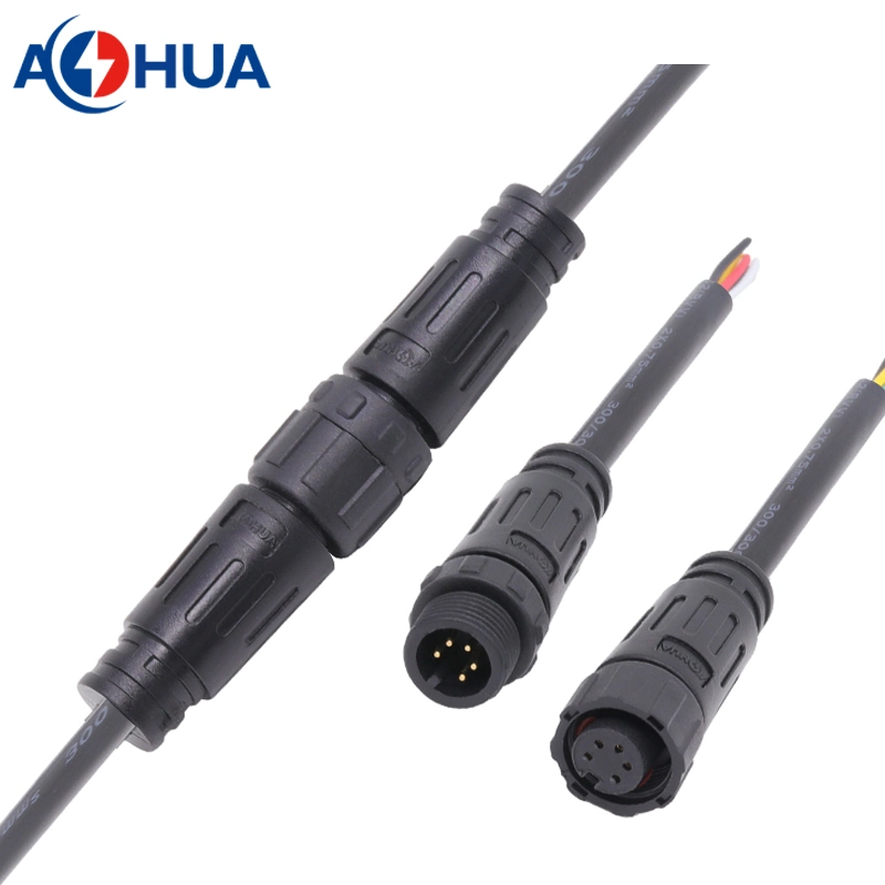 Power Sensor Signal Male Female M15 4pin IP67 Waterproof Cable