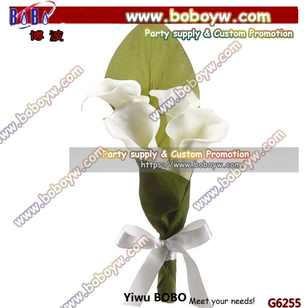 Artificial Flowers Bouquet for Home Decoration Wedding Ornament Silk Holiday Decoration (G6254)