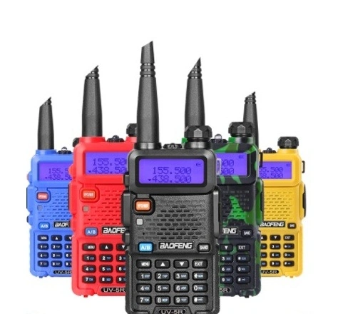 Dispositivo de bolsillo Woki Toki FCC, CE aprobada Walkie talkie de largo alcance de los rayos UV-5r5r desde Baofeng UV