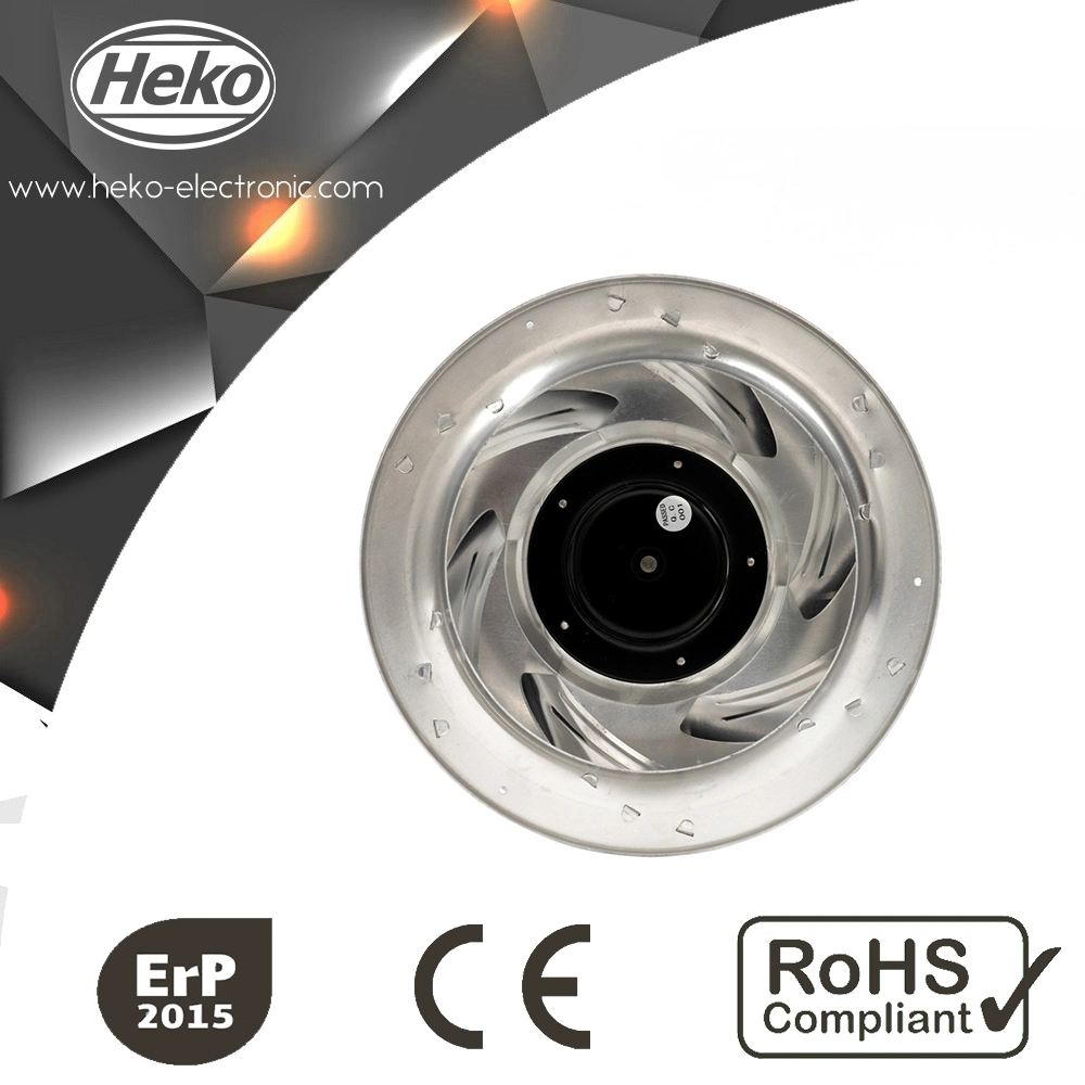 Heko 310mm de presión estática de ajuste de velocidad variable del ventilador centrífugo curvados hacia atrás