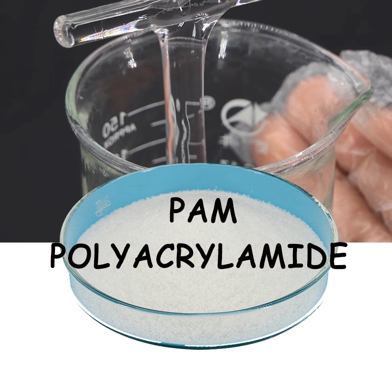 Mejor Venta 25kg Bolsa floculante PAM aniónico polímero catiónico PAM Poliacrilamida