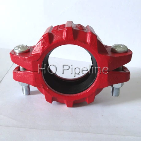 UL/FM Ductile Iron Pipe Fittings Grooved Mechanical Flexible/Rigid Couplings