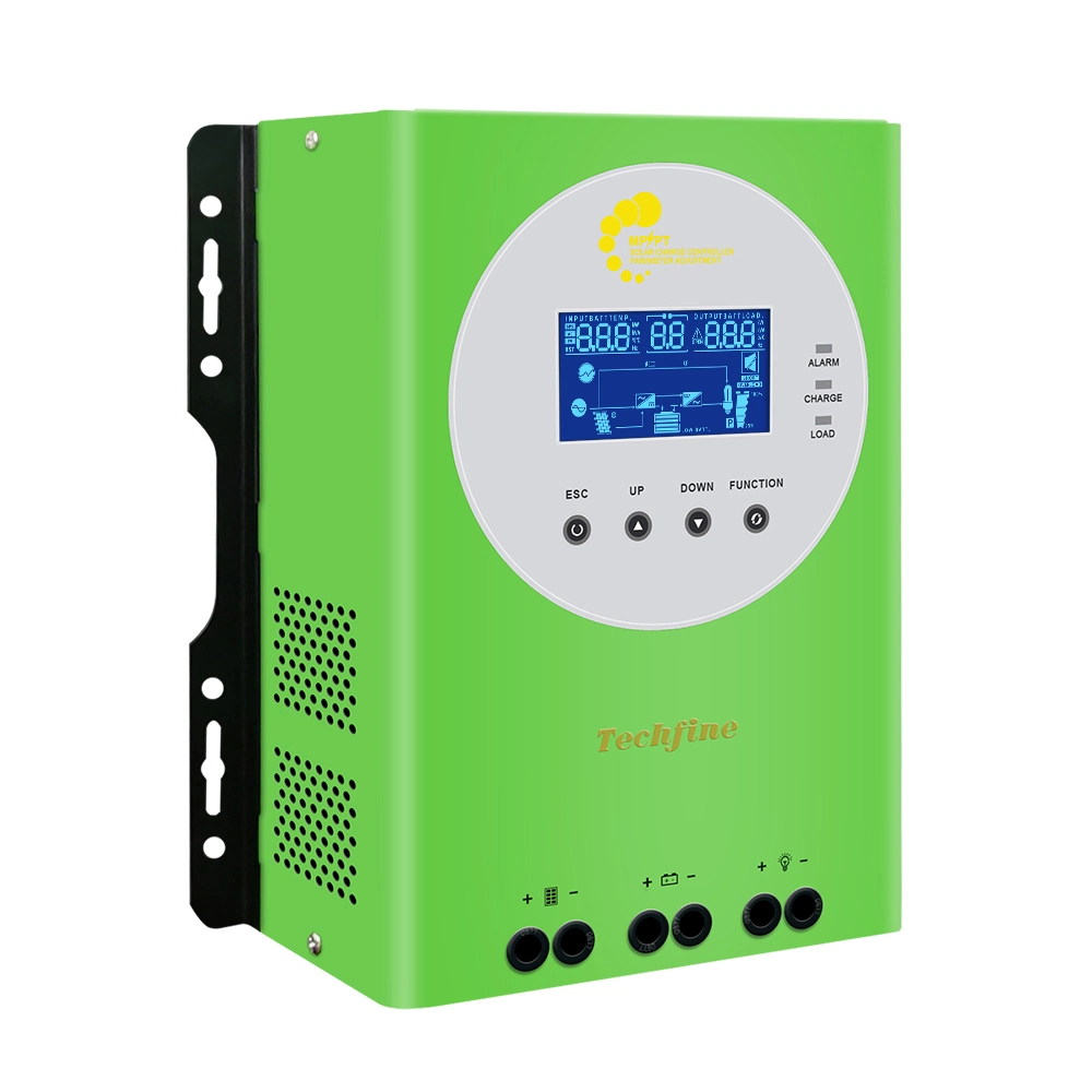 Techfine Chargeur solaire MPPT 40A Contrôleur avec affichage LCD à puce