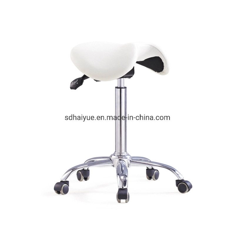 Height Adjustable Beauty Nail Salon Master Saddle Stool