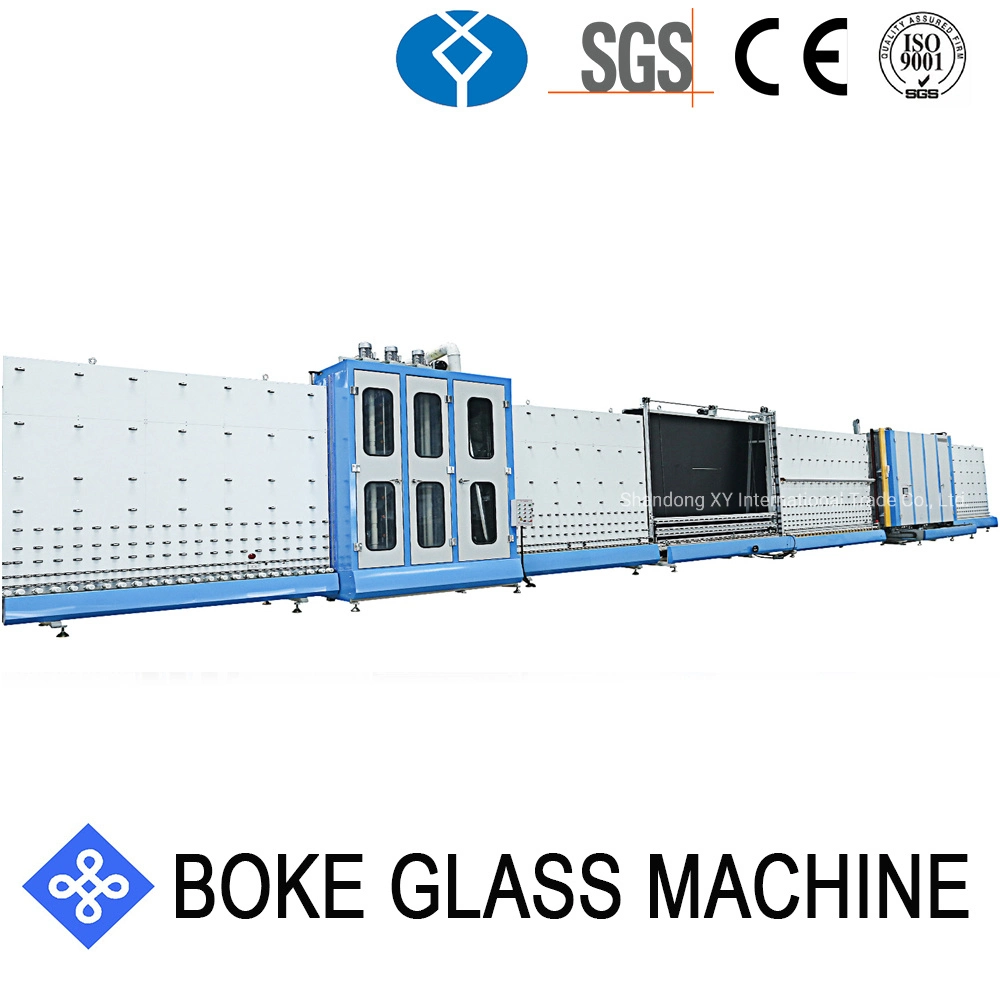 Interna automática do conjunto do painel de vidro duplo vidro isolante da linha de produção com o preenchimento de função de gás