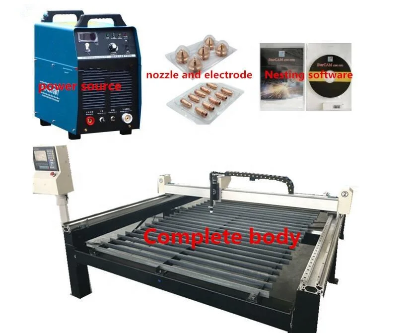 Machine de découpe plasma CNC pour le métal, acier au carbone, acier inoxydable