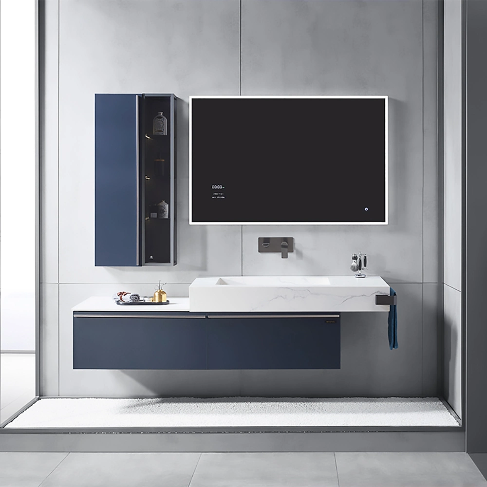 New Design Wood Vanity Mirror Cabinet Wooden Bathroom Furniture with Low Price