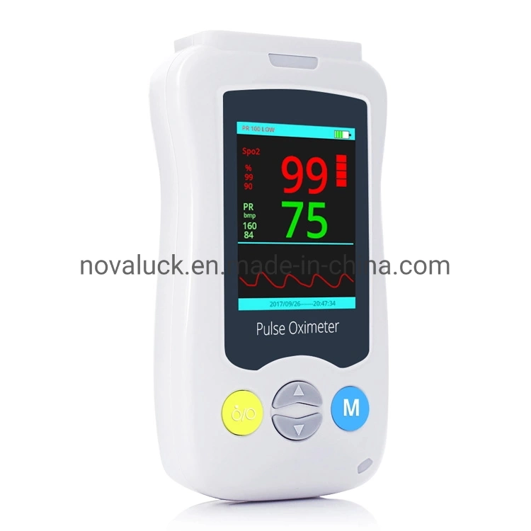 Palm Shape Fingertip Handheld Medical Pulse Oximeter for Neonatal Adult