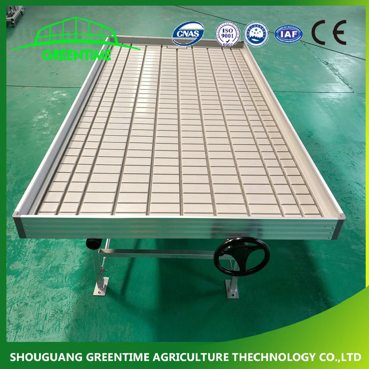 Greenhouse Garden Ebb and Flow Ebb Flow Rolling Benches with Food Grade ABS