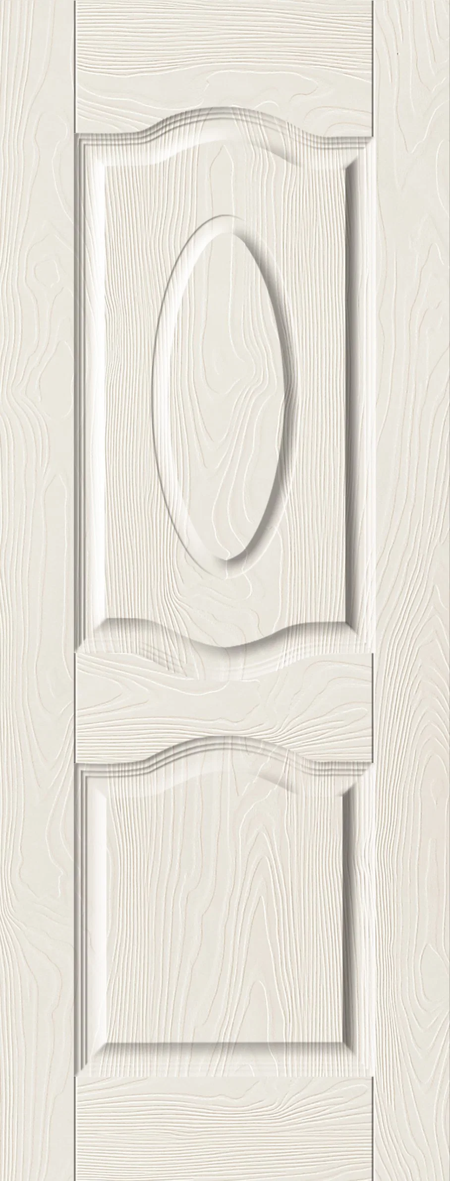 Wooden Texture Melamine Surface White Door Skin