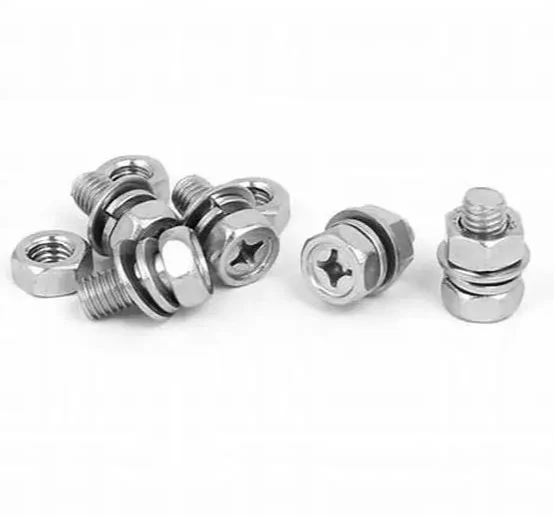 DIN7991 Stainless Steel Combination Hex Bolts Nuts and Washers