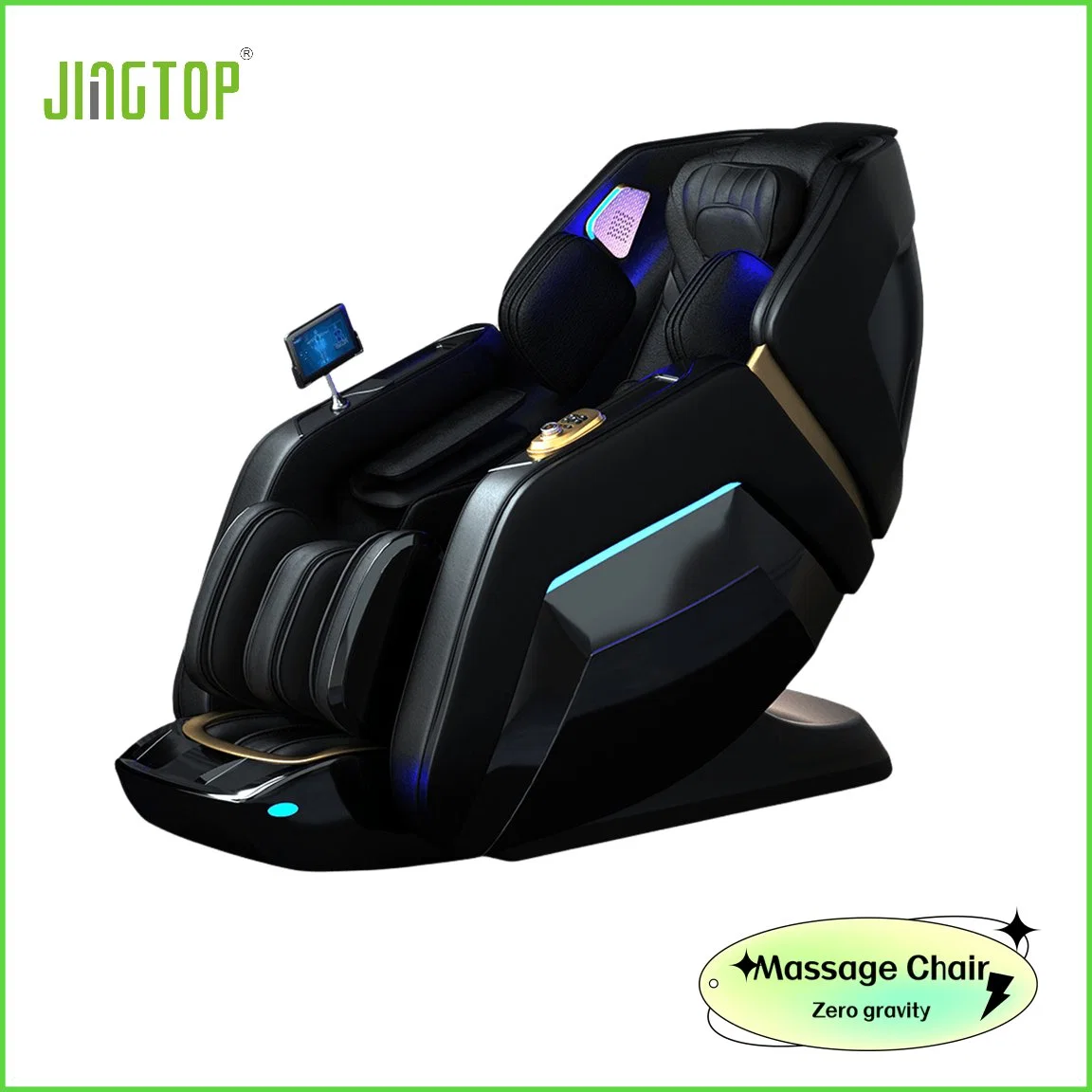 Jingtop Factory Price 3D 4D Top Selling Electric Heating Mode Recliner Massage Chair