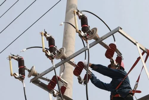 33kv 36kv 200MV montado en un polo de la deserción de recorte de fusibles Poliméricos