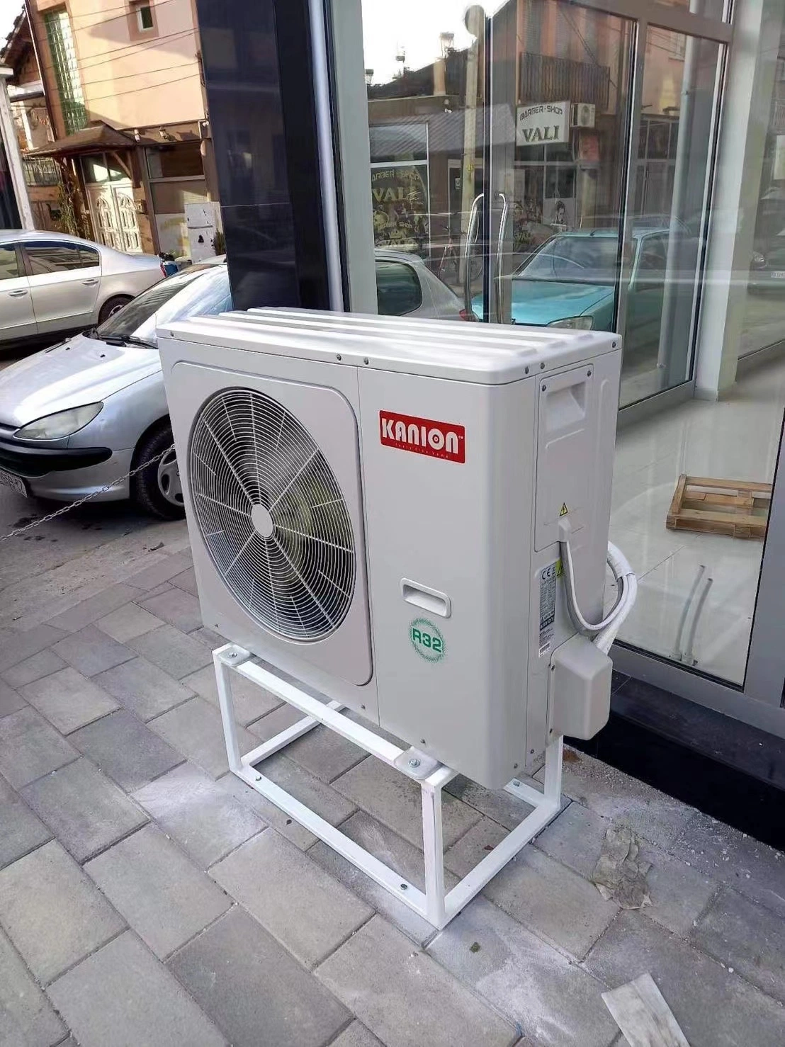 Bomba de calor Euro padrão fonte de ar AC com refrigerante R32 aquecedor de água da bomba de aquecimento do inversor de corrente contínua (DC) de 16 kw