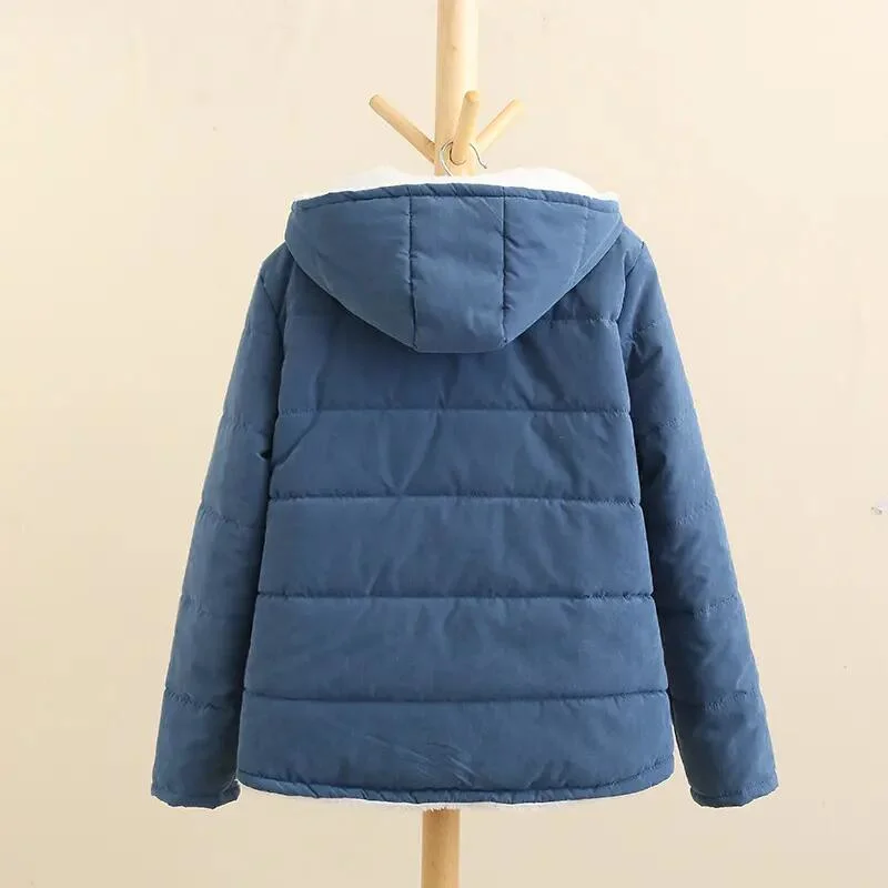 2023 Fashion Good Quality Women for Coat with Big Fur Removeable Hooded Wholesale/Supplier Coat Winter Clothes for Women