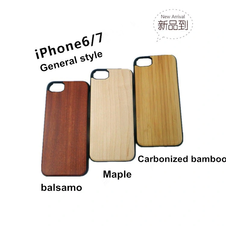 Wood Bamboo Cell Phone Case for iPhone 8 General Style Bamboo Phone Case