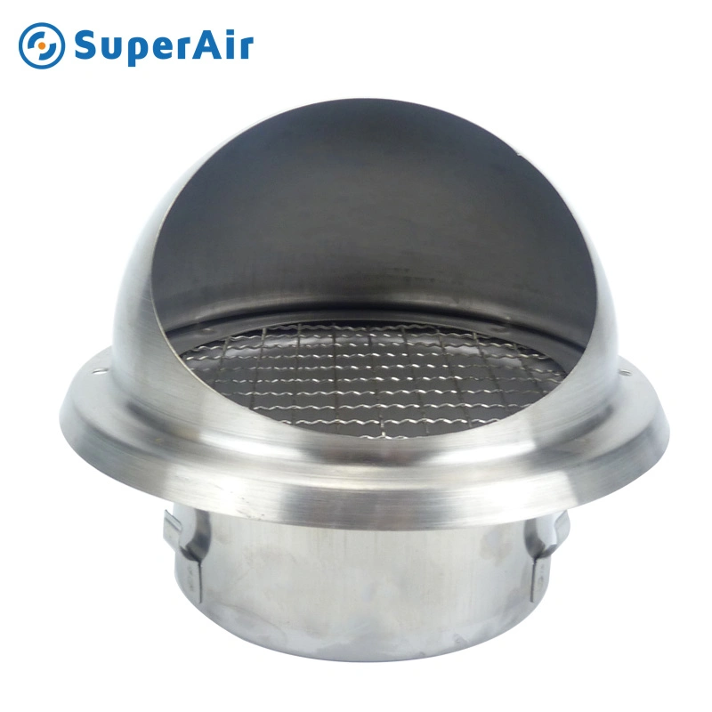 Stainless Steel Wall Air Vent Exhaust Grille Duct Ventilation Cover Outlet